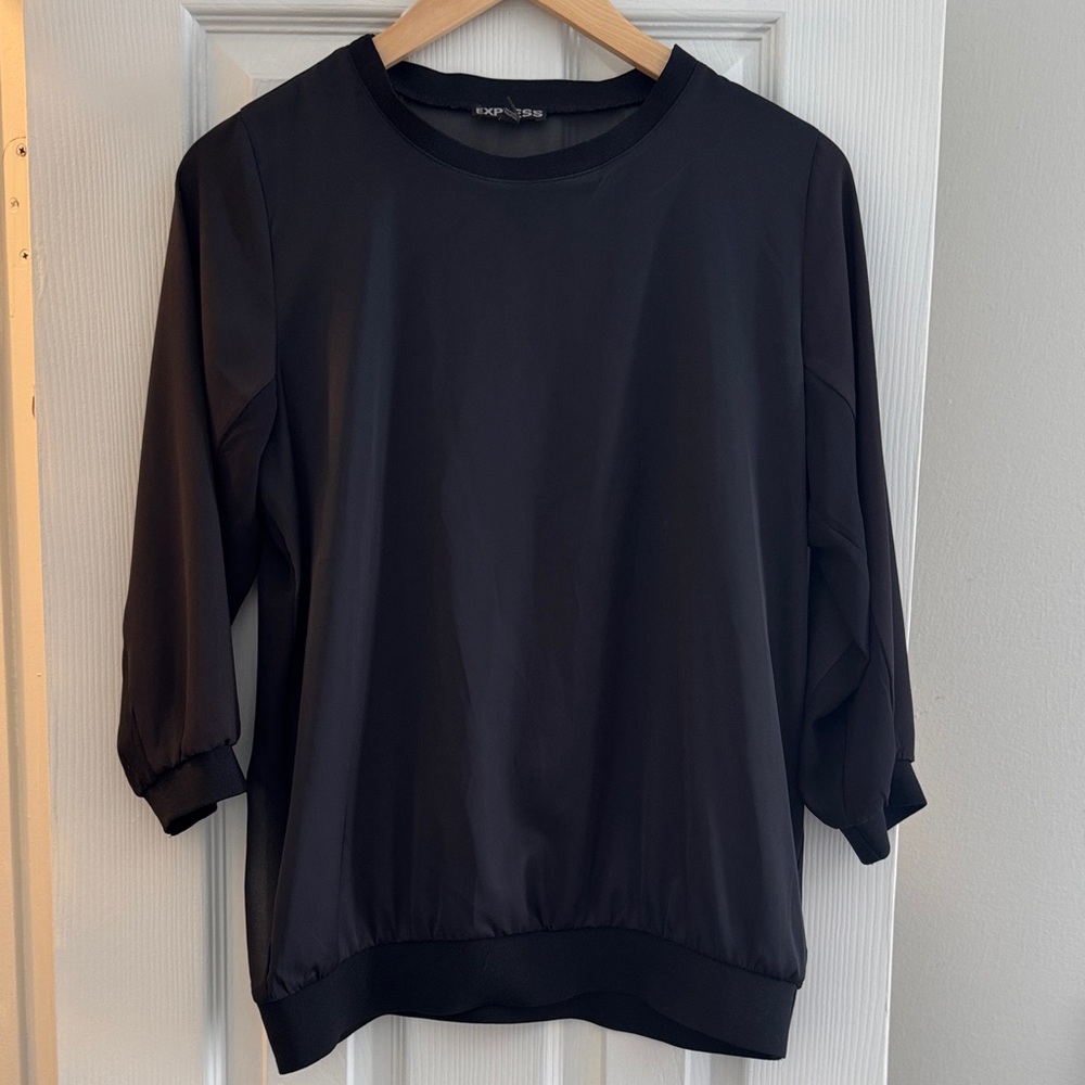 Express Black Blouse